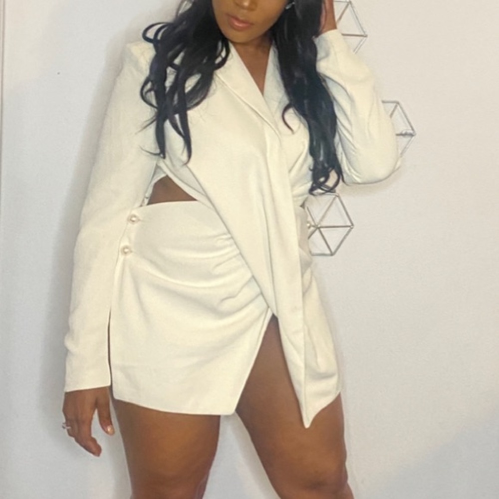 Cream Blazer/Dress
